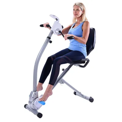 Stamina Seated Upper Body Exercise Bike with Smart Workout App, No Subscription Required