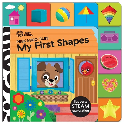 Baby Einstein My First Shapes - Tabbed Pages (Board Book)