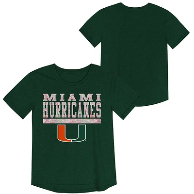 NCAA Miami Hurricanes Girls Foil T-Shirt