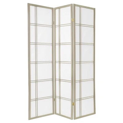 6 ft. Tall Double Cross Shoji Screen - Special Edition