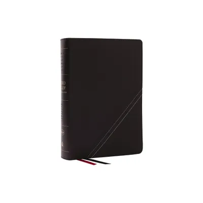 Nkjv, Word Study Reference Bible, Bonded Leather, Black, Red Letter, Thumb Indexed, Comfort Print - by Thomas Nelson (Leather Bound)