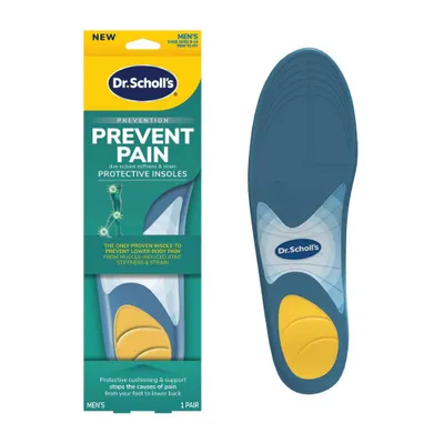 Dr. Scholls Prevent Pain Mens Insoles - Size (8-14)