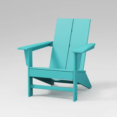 Moore POLYWOOD Outdoor Patio Chair: Weather-Resistant Adirondack, HDPE Frame - Threshold