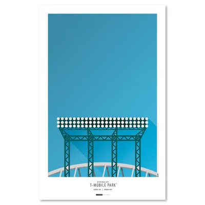 8 x 32 MLB Seattle Mariners 3D Stadium Banner