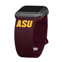 NCAA Arizona State Sun Devils Maroon Apple Watch Band