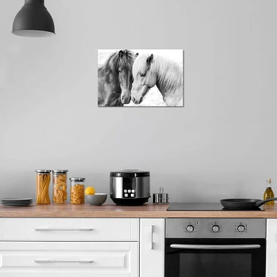 iCanvas Horse Love by Sisi and Seb Canvas Print Wall Art