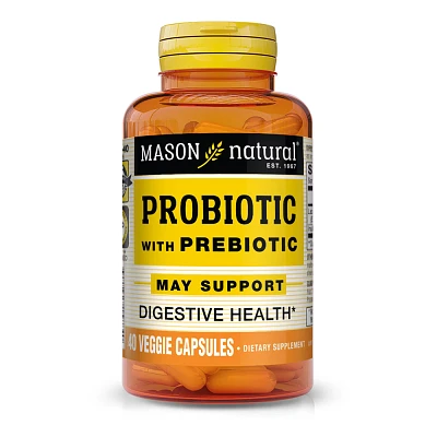 Mason Natural Probiotic with Prebiotic for Digestive Health - 40ct