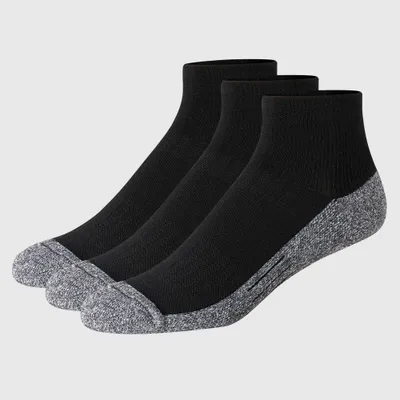 Hanes Premium Mens Cushioned Ankle Socks 3pk
