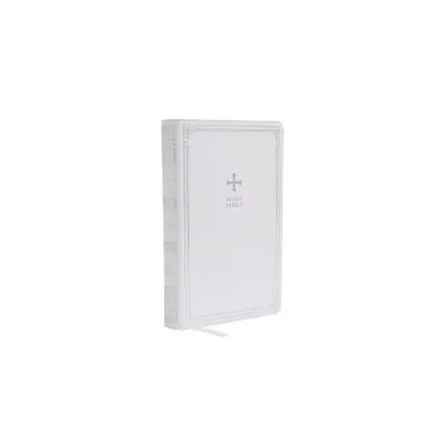 Nrsv, Catholic Bible, Gift Edition, Leathersoft, White, Comfort Print - by Catholic Bible Press (Leather Bound)