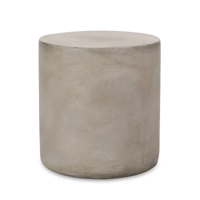 Christopher Knight Home Massey Patio Stone Side Table Light Gray