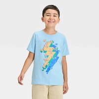 Boy Short Sleeve Lightning Bolt Graphic T-Shirt