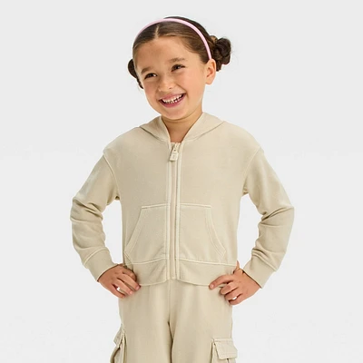 Toddler Girl French Terry Zip-Up Sweathirt