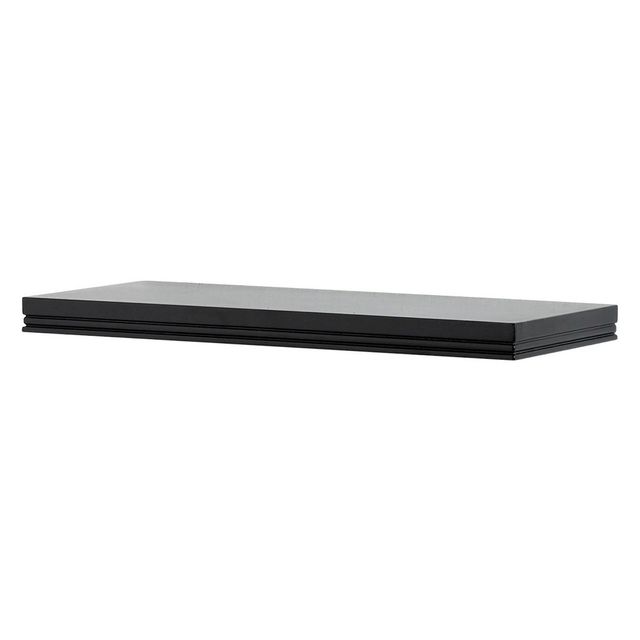 36 x 8 Modern Floating Shelf Wall Mounted Hidden Brackets Black - InPlace: Sleek Storage, Wood Composite