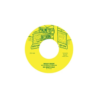 Wesley Bright & the Means of Production - Six Minute Mile (vinyl 7 inch single)