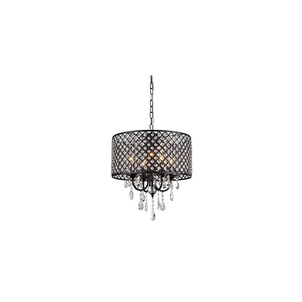 target black chandelier