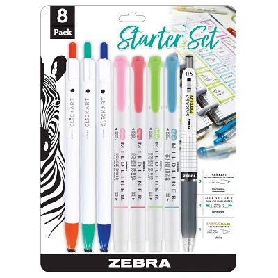 Zebra 8ct Starter Note Taking Set