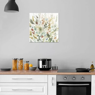 iCanvas Linen Wildflower Garden by Carol Robinson Canvas Print Wall Art