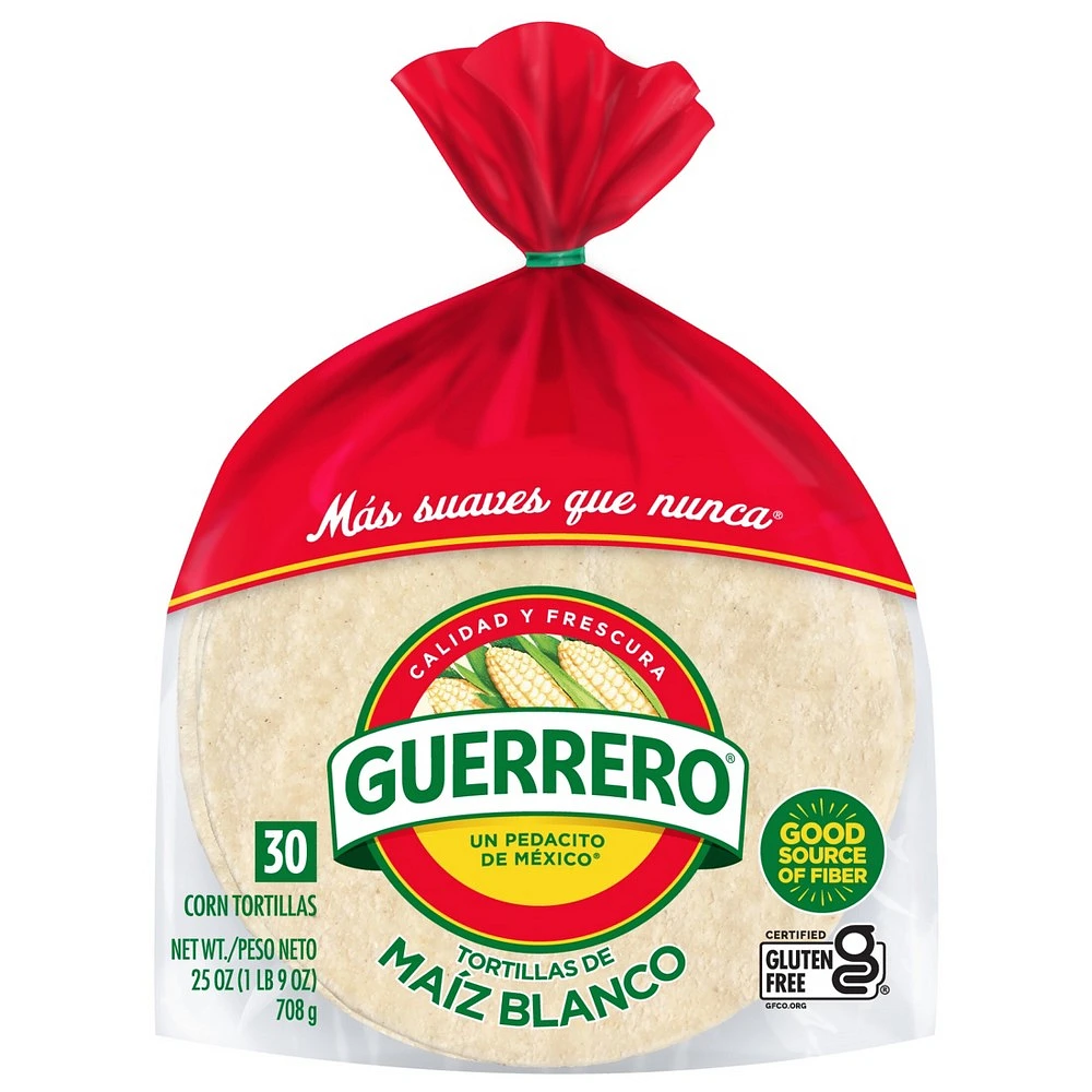 Guerrero Gluten Free White Corn Tortillas