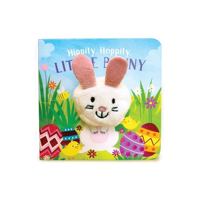 Hippity, Hoppity, Little Bunny Finger Puppet Book - by Ginger Swift (Hardcover)