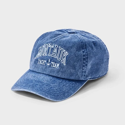 Girls Montauk Embroidered Baseball Hat - Blue