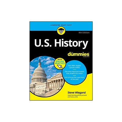 U.S. History for Dummies - (For Dummies) 4th Edition by Steve Wiegand (Paperback)