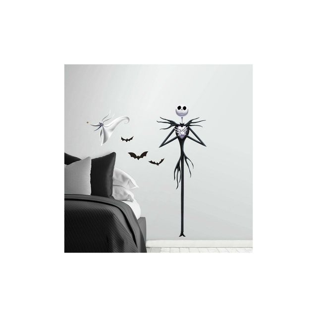 The Nightmare Before Christmas Jack Peel and Stick Giant Kids Wall Decal Black - RoomMates