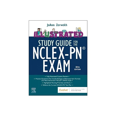 Illustrated Study Guide for the Nclex-Pn(r) Exam - 10th Edition by Joann Zerwekh (Paperback)