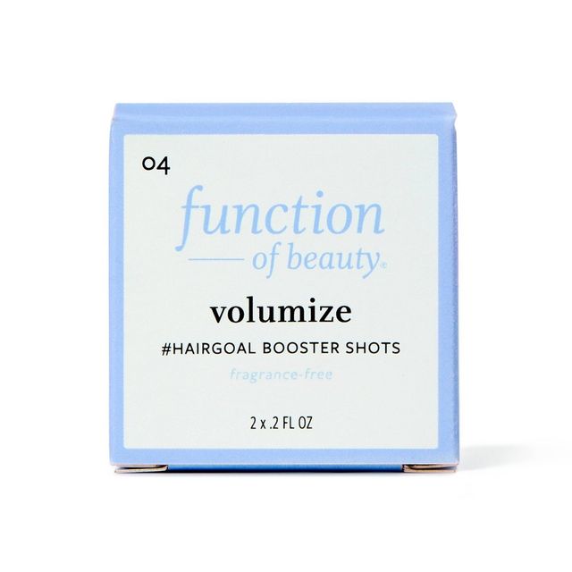 Function of Beauty Volumize #HairGoal Add-In Booster Treatment Shots with Amaranth Seed Extract - 2pk/0.2 fl oz