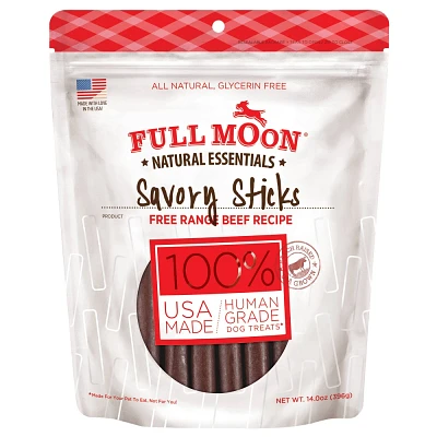 Full Moon Essentials Beef Sticks Jerky Dog Treats - 14oz