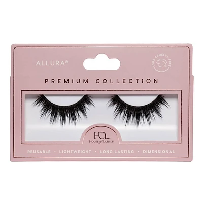 House of Lashes Allura Full Volume 100% Cruelty-Free Faux Mink Fibers False Eyelashes - 1pr