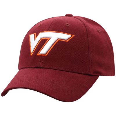 NCAA Virginia Tech Hokie Structured Bruhed Cotton Vapor Ballcap