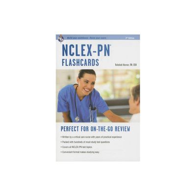 Nclex-PN Flashcard Book - (Nursing Test Prep) 3rd Edition by Rebekah Warner (Paperback)