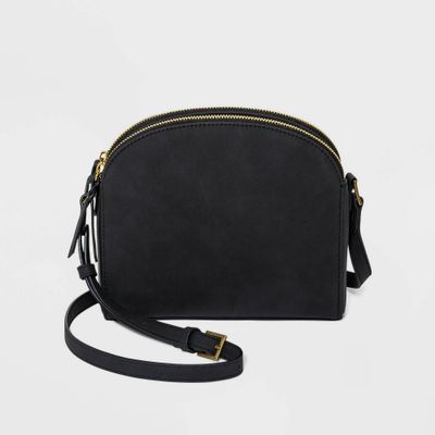 Triple Compartment Crossbody Bag