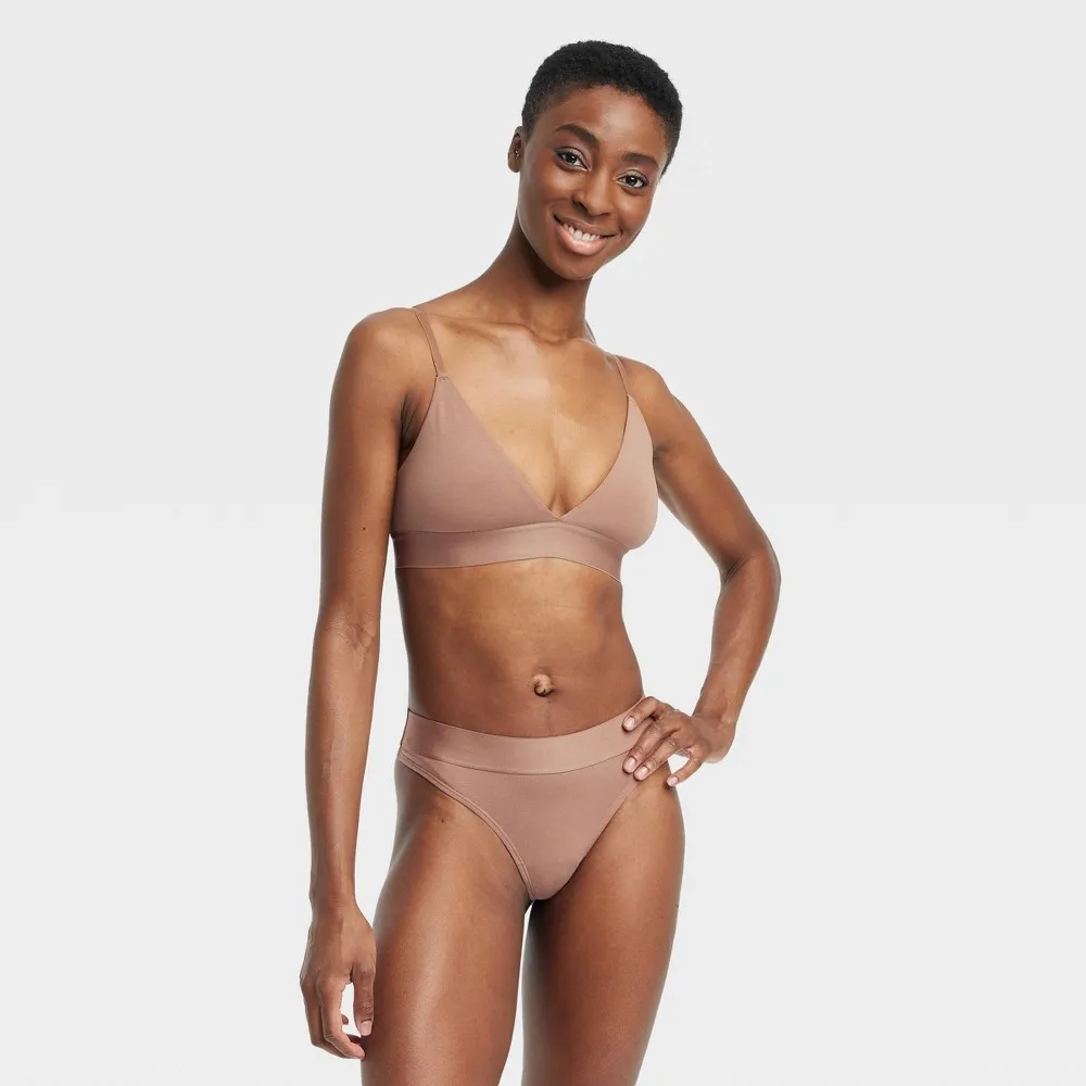 Auden Women Cotton Stretch Thong with Elatic Wait | The Market Place