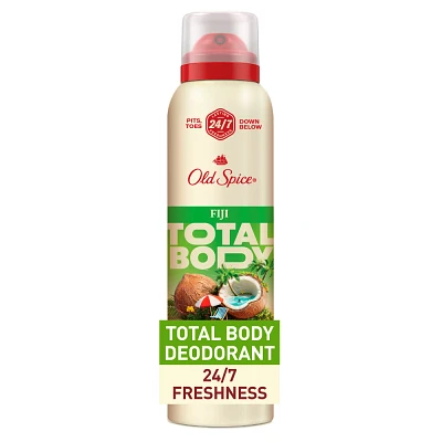 Old Spice Whole Body Deodorant for Men Total Body Aluminum Free Spray - Fiji - 3.5oz