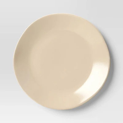 8.5 Stoneware Aralia Organic Coupe Salad Plate Beige - Threshold