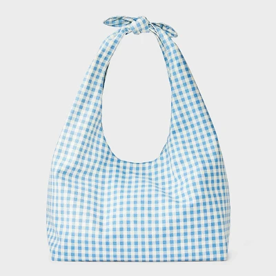 Knotted Slouchy Shoulder Tote Bag