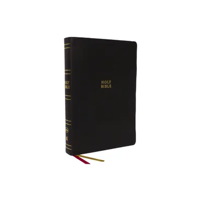 NKJV Holy Bible, Super Giant Print Reference Bible, Black Genuine Leather, 43,000 Cross References, Red Letter, Thumb Indexed, Comfort Print: New