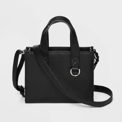 Vr Nyc Zoey Multi Pocket Tote Handbag - Black : Target