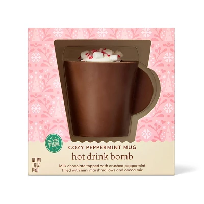 Christmas Peppermint Latte Mug Shaped Hot Cocoa Bomb - 1.6oz - Favorite Day