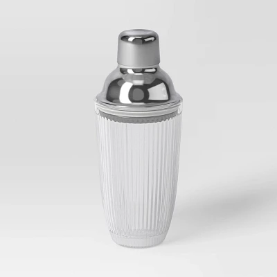 12 fl oz Cocktail Shaker Silver - Threshold