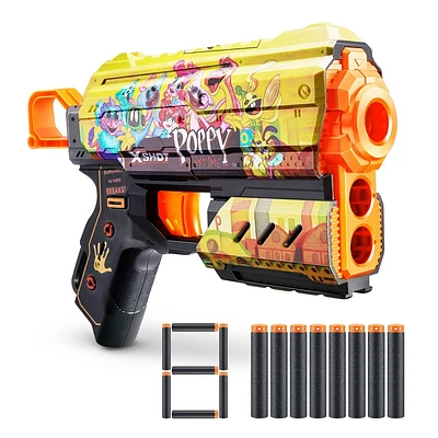 Zuru X-Shot SKINS Flux Poppy Playtime Playtime Dart Blaster