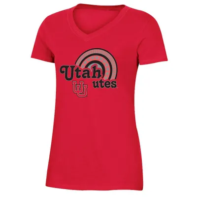 NCAA Utah Utes Girls V-Neck T-Shirt