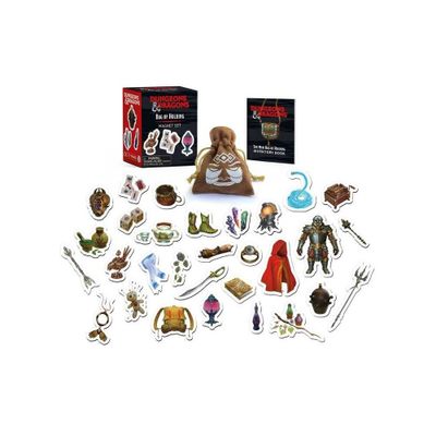 Dungeons & Dragons: Bag of Holding Magnet Set - (Rp Minis) by Brenna Dinon (Paperback)