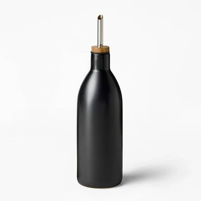 Ceramic Oil Pour Bottle - Figmint: Oil Dispenser