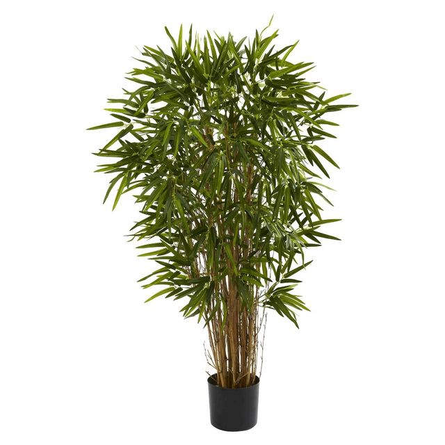 Nearly Natural 4 Twiggy Bamboo Tree: Indoor Faux Plant with Pot, No Assembly Required