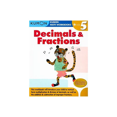 Kumon Grade 5 Decimals & Fractions - (Kumon Math Workbooks) (Paperback)