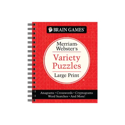 Brain Games - Merriam-Websters Variety Puzzles Large Print - by Publications International Ltd & Brain Games (Spiral Bound)