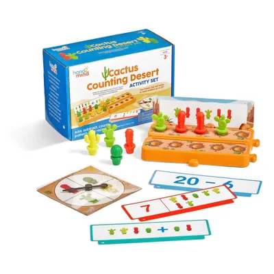 Hand2Mind Cactus Counting Desert Activity Set