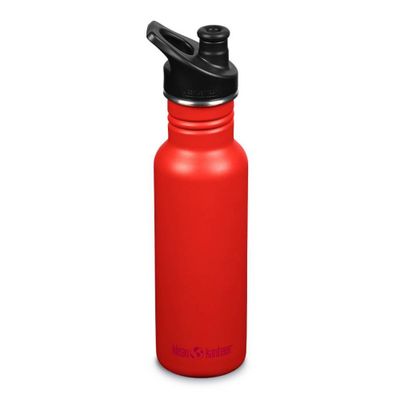 Klean Kanteen 18oz Stainless Steel Classic Narrow Water Bottle with Sport Cap